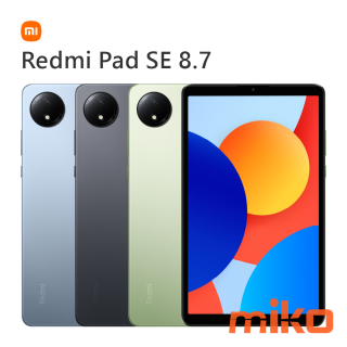 Redmi Pad SE 8.7 8.7吋輕巧機身樂趣無限 配備大型高效能 8.7 吋 LCD 螢幕，提供最佳的色彩與亮度，以及栩栩如生的影像。一手就能輕鬆操作，出門在外便於使用。